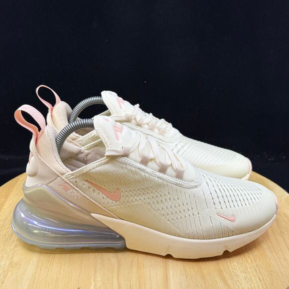Nike Air Max 270 'Soft Pearl' Sail Ivory Pink IH5966-001 Women's Size 9 Shoes - Picture 5 of 10